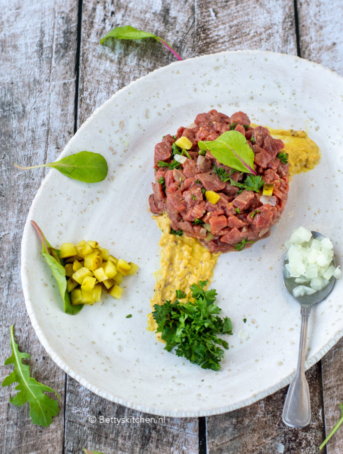 recept steak tartare met tafelzuren van Kesbeke © bettyskitchen.nl