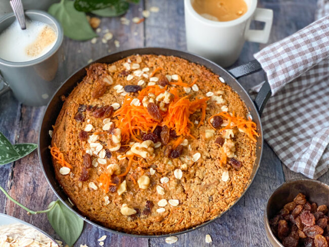 recept carrotcake baked oats maken © bettyskichen.nl